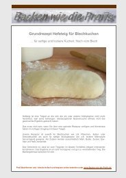 Grundrezept Hefeteig fÃ¼r Blechkuchen - Backen wie die Profis