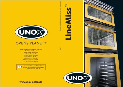 UNOX LineMiss - KARSCH Back & Gastro Fachhandel