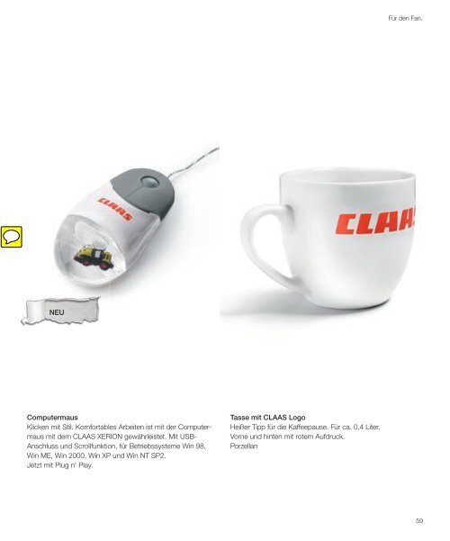 CLAAS Katalog - Wilken Werbung