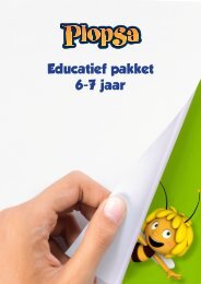 Educatief pakket 6-7 jaar - Plopsa