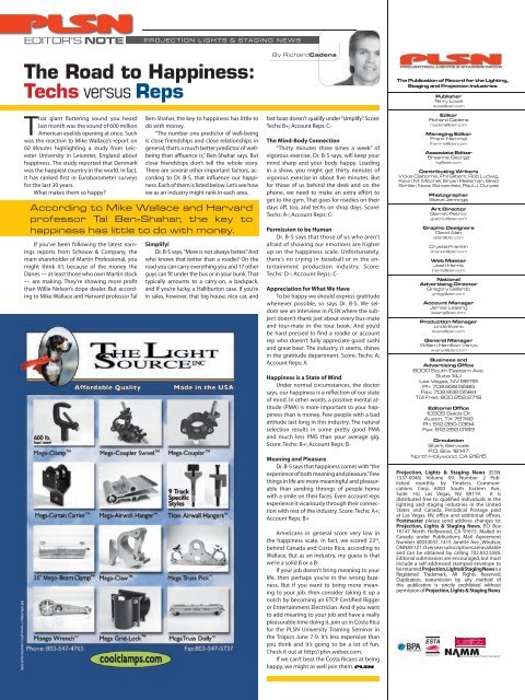 Road Test: Strong Technobeam, page 40 - PLSN.com