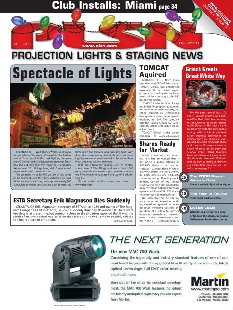 Spectacle of Lights - PLSN.com