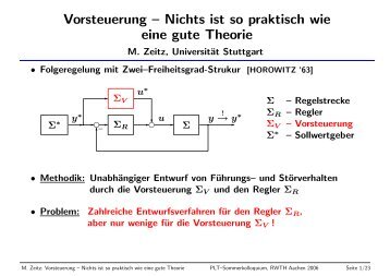 Vorsteuerung â Nichts ist so praktisch wie eine gute Theorie