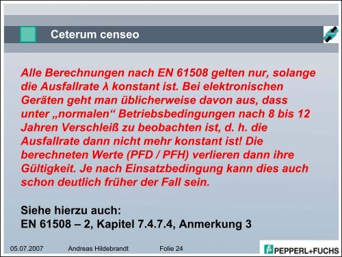 Dechema "Probabilistik"