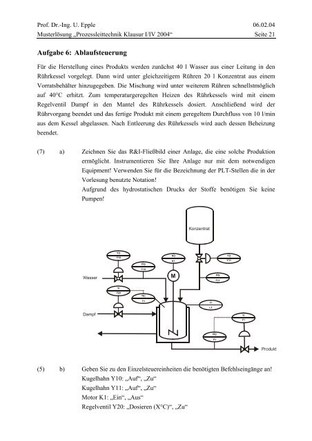 Aufgabe 1: Prozessbeschreibung und -eigenschaften