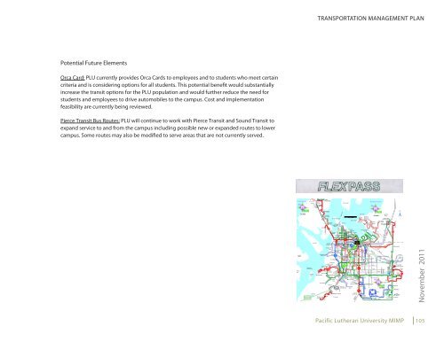 Master Plan October 2011 - Pacific Lutheran University