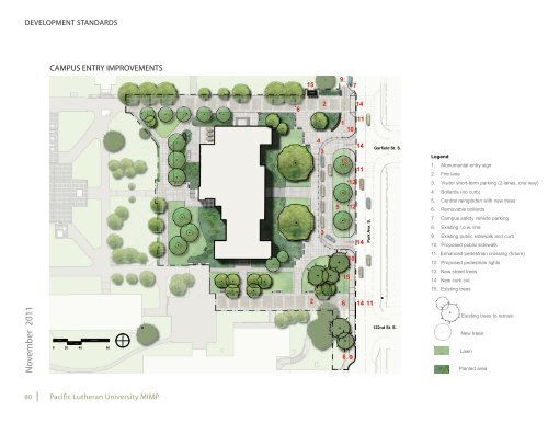 Master Plan October 2011 - Pacific Lutheran University