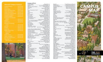 CAMPUS MAP - Pacific Lutheran University