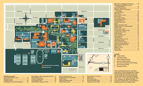CAMPUS MAP - Pacific Lutheran University