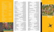 PLU Campus Map - Pacific Lutheran University