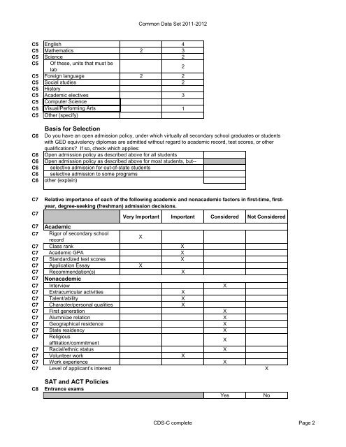 A. General Information - Pacific Lutheran University