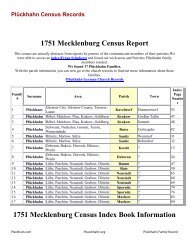 Mecklenburg 1751 - Plueckhahn.org