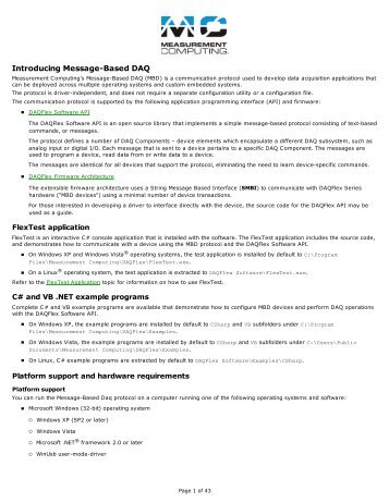 Introducing Message-Based DAQ