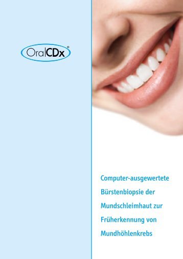 Industrieflyer OralCDx - Pluradent