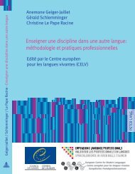 Enseigner une discipline dans une autre langue: mÃ©thodologie et ...