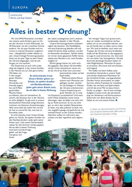 DMG-informiert 3/2014