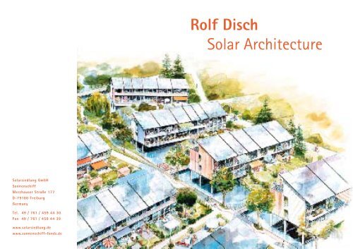 Brochure "Rolf Disch - Solar Architecture"