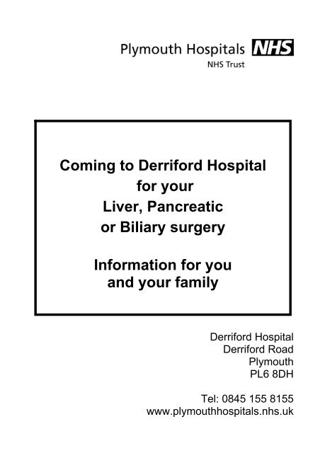 coming to derriford hospital for your liver pancreatic plymouth coming to derriford hospital for your liver pancreatic plymouth