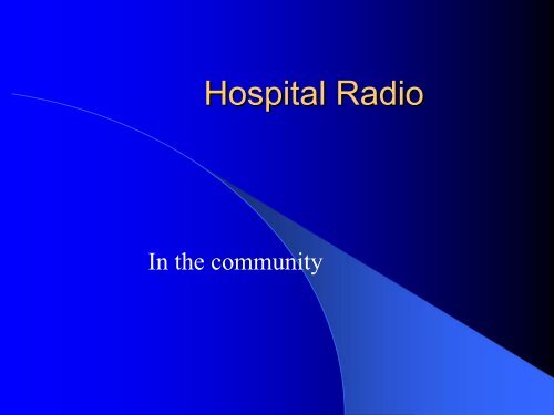 Hospital Radio Plymouth - Plymouth Hospitals NHS Trust