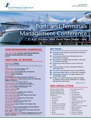 Ports and Terminals Management Conference - PMAESA