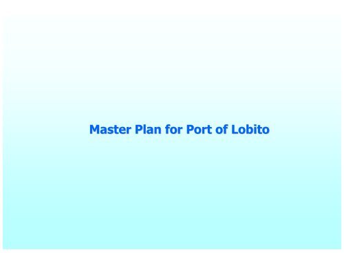 rehabilitation and extension project for port of lobito - PMAESA