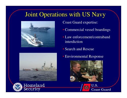 Role of the US Coast Guard in Maritime Security/Safety in ... - PMAESA