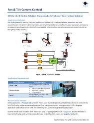 Pan & Tilt Camera Control - Performance Motion Devices