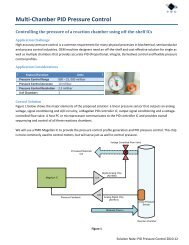 Multi-Chamber PID Pressure Control - Performance Motion Devices