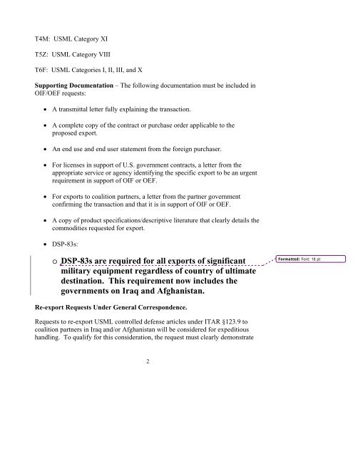 Directorate of Defense Trade Controls (DDTC)