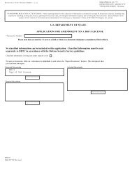 us department of state application for amendment to a dsp-5 license