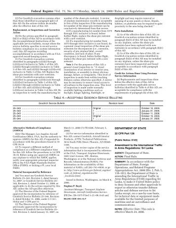 73 FR 15409 - Directorate of Defense Trade Controls