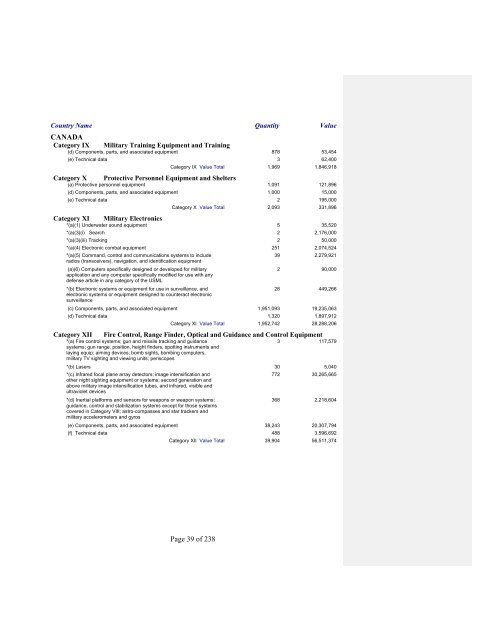 2007 Section 655 Report - Directorate of Defense Trade Controls