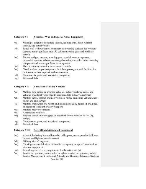 2007 Section 655 Report - Directorate of Defense Trade Controls