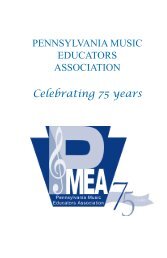 75th Anniversary Booklet compiled by Margaret Bauer - PMEA