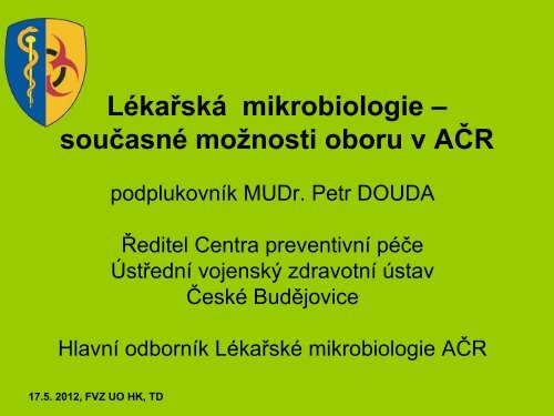 Douda P.: Lékařská mikrobiologie