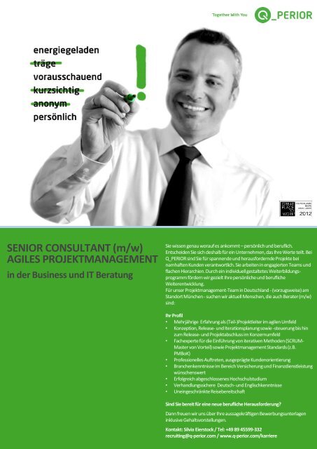 August 2013 - PMI Munich Chapter eV