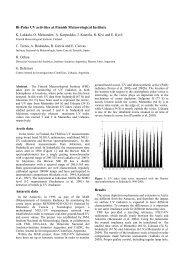 Quadrennial Ozone Symposium: Preparing Final ... - PMOD/WRC