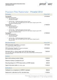 Precicision Filter Radiometer - PMOD/WRC