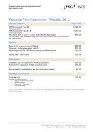 PFR Sales Brochure - PMOD/WRC