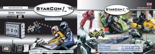 Die Gegensprechanlage Fürs Motorrad - Starcom1