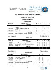 m.e - power electronics and drives (three year part time) - Pmu.edu