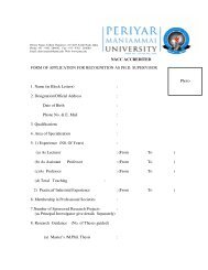 FORM OF APPLICATION FOR RECOGNITION AS PH.D ... - Pmu.edu