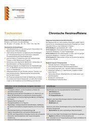 Tischversion Chronische Herzinsuffizienz - PMV forschungsgruppe