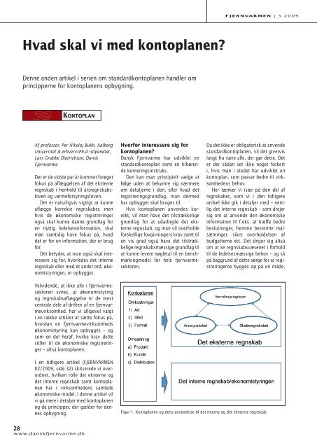 Hvad skal vi med kontoplanen? - Per Nikolaj Bukh, professor i ...
