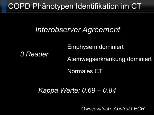 Bildgebung und COPD