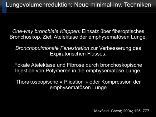 Bildgebung und COPD