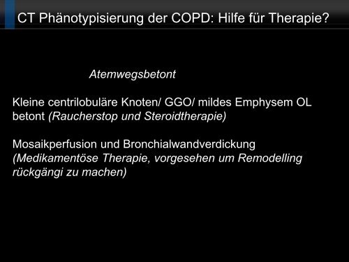 Bildgebung und COPD