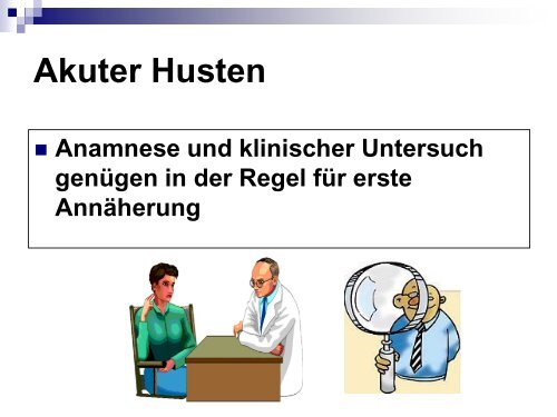 Prof. Dr. Robert Thurnheer: Husten - Gibt es Neuigkeiten?