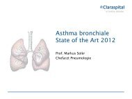 Asthma bronchiale - State of the art