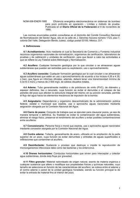 norma oficial mexicana nom-004-cna-1996, requisitos para la ...